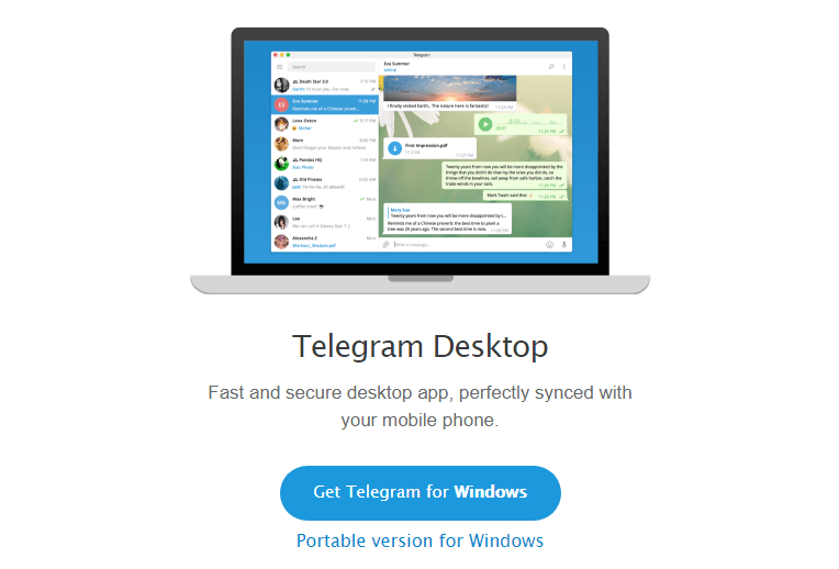 텔레그램 pc버전 다운로드