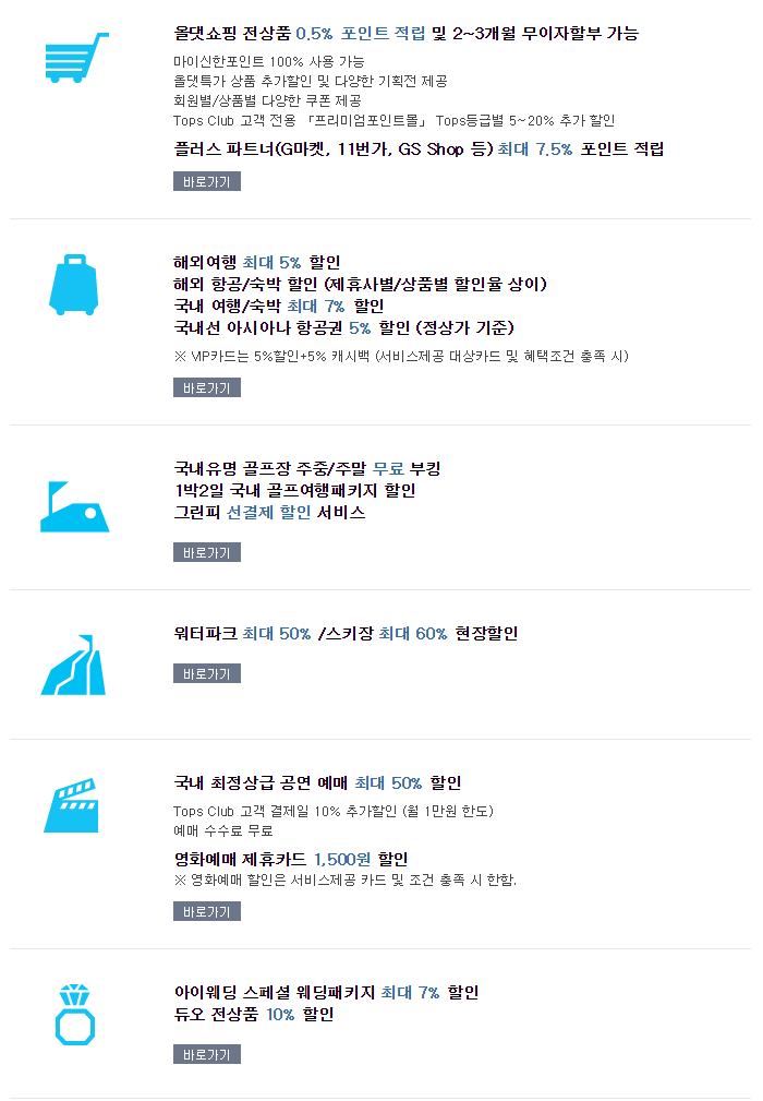 신한카드 올댓 서비스입니다.