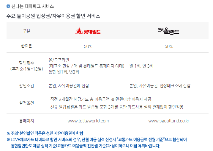 놀이공원-할인