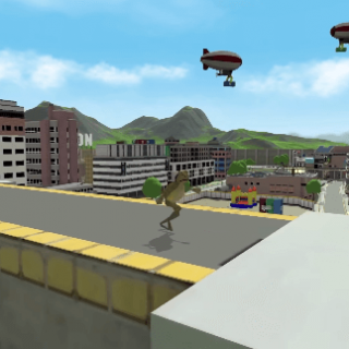 어메이징 프로그 게임 화면