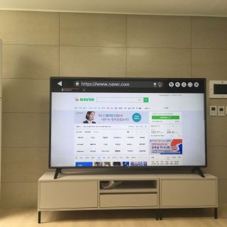 티비 설치 완료