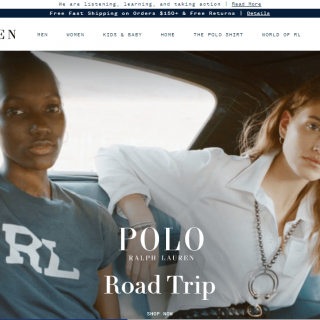 폴로 랄프로렌 미국 공홈