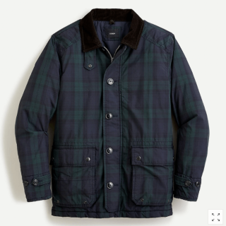 제이크루 블랙와치 자켓